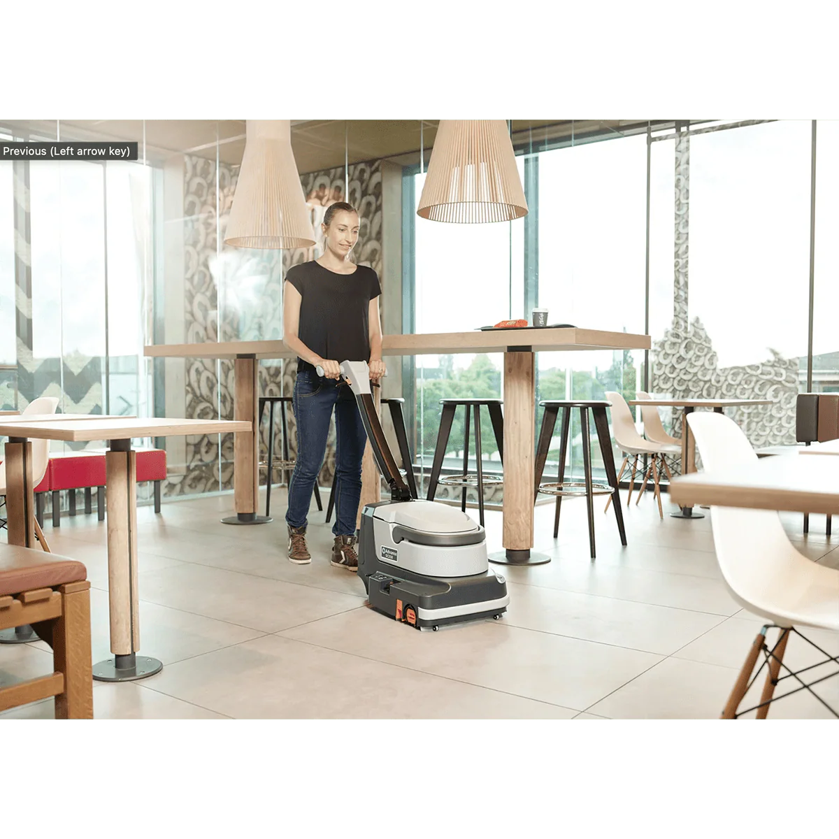 Nilfisk Advance SC250 Battery Walk Behind Floor Scrubber