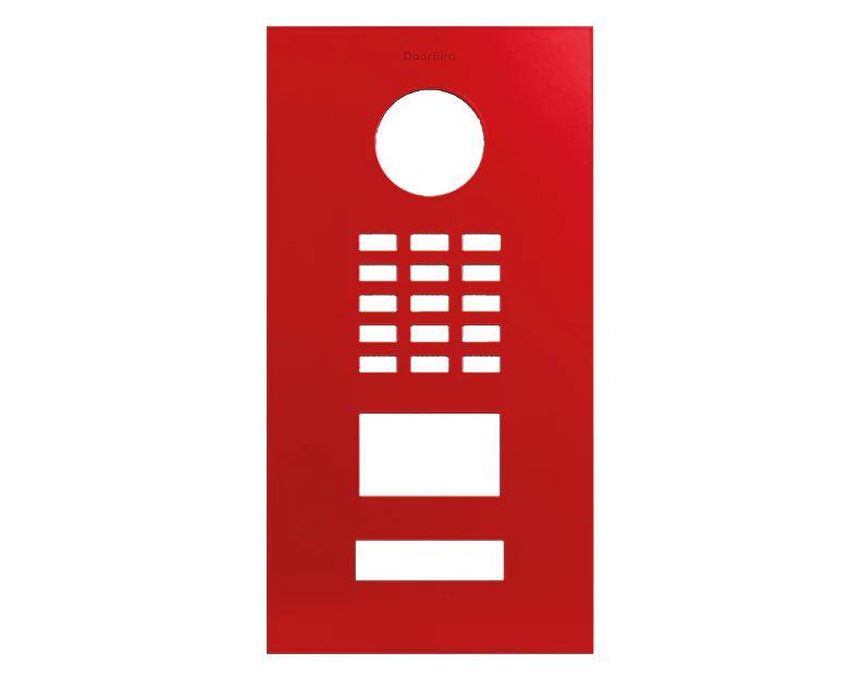 DoorBird Front Panel for D2101V in Pure Red, RAL 3028