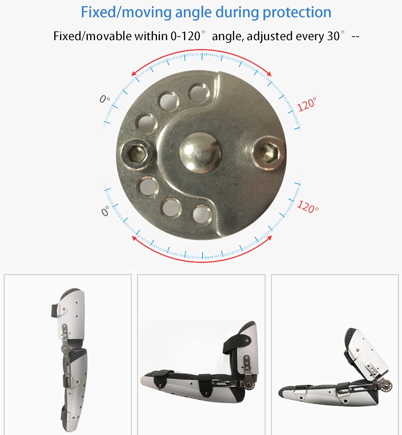 Hinged ROM Elbow Brace for Dislocated Arm Surgery Injury Recovery Pain Relief for Post Elbow Brace Stabilizer Splint Arm Injury Recovery Adjustable Support Fits All Unisex,Right