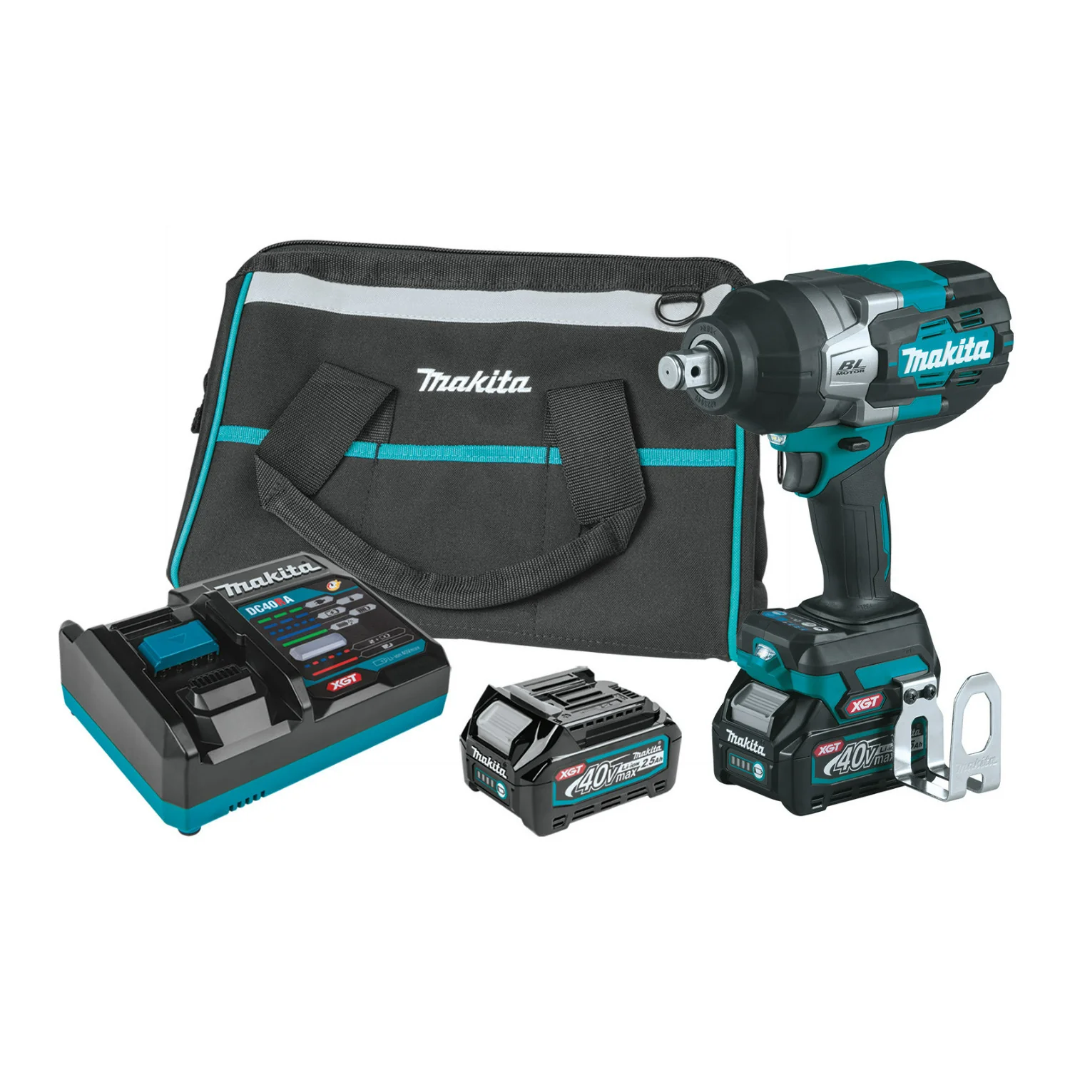 Makita 40V Max XGT Brushless 3/4-Inch 4-Speed Wrench with Friction Ring Kit