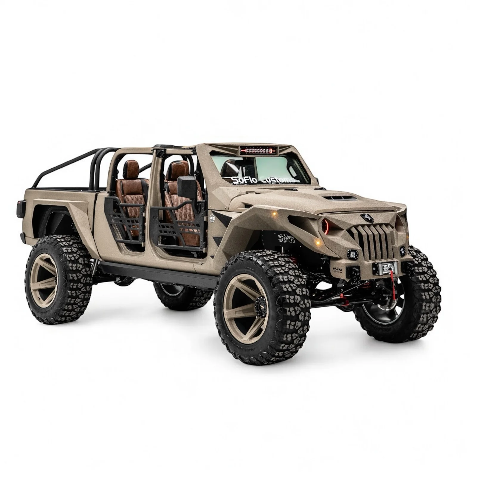 Apocalypse 5 Spoke Wheel for Jeep Wrangler and Gladiator 5 Lug (Bronze)