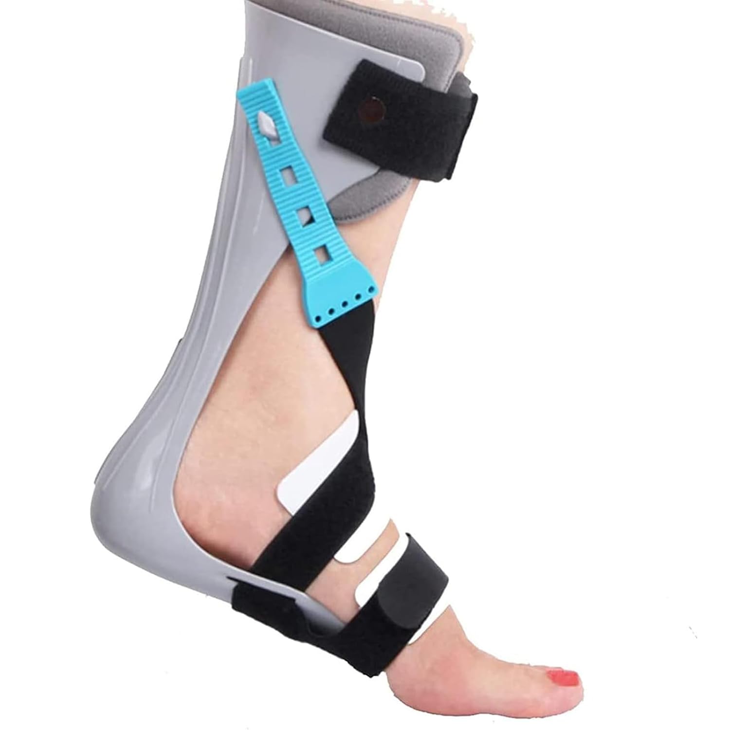 Ankle Foot Orthosis Support, AFO Brace Drop Foot Support Splint, for Plantar Fasciitis & Achilles Tendonitis, for Improved Walking Gait, Pain Relief,Right,S