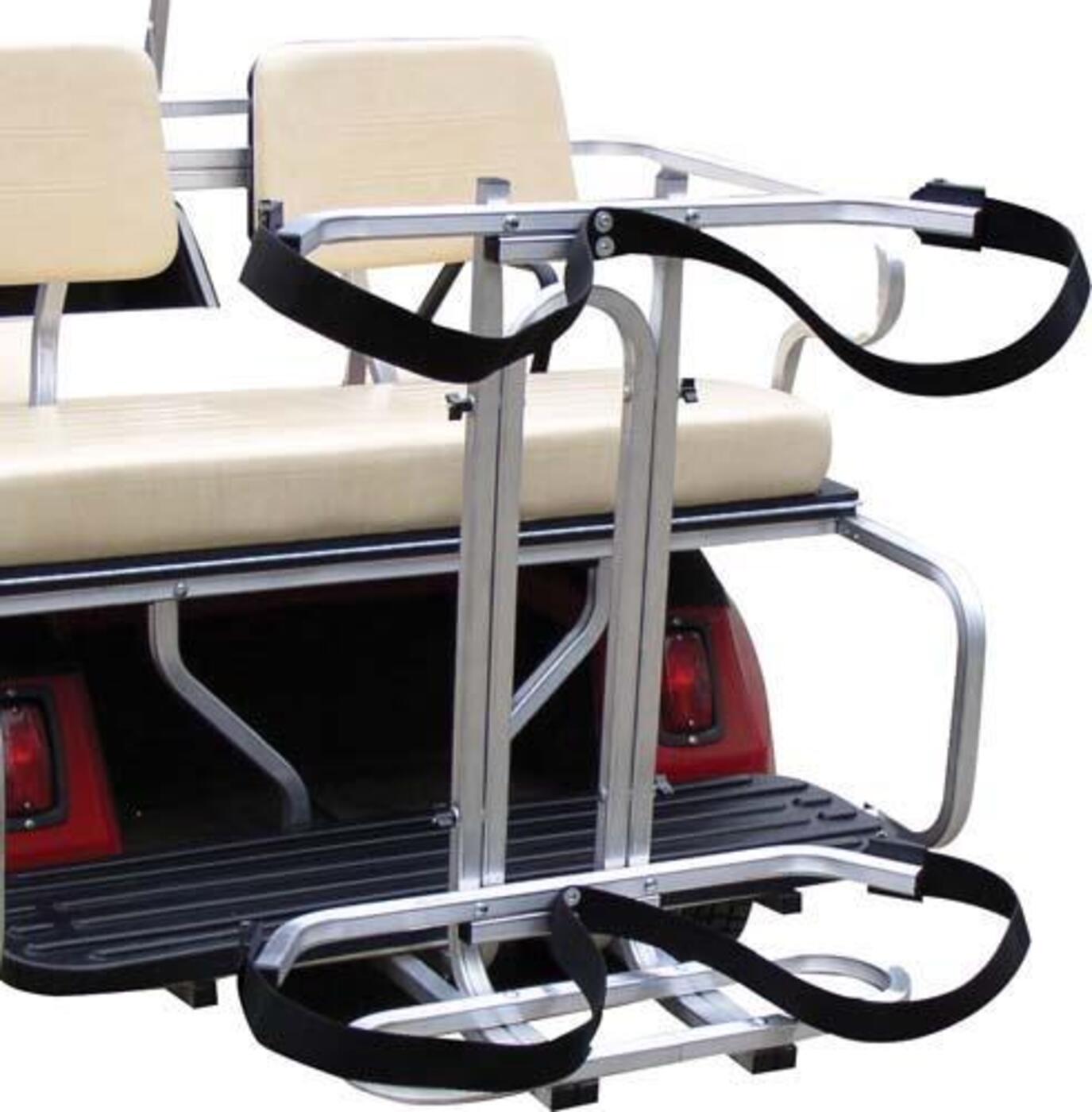 BLACK ANODIZED ALUMINUM BAG RACK