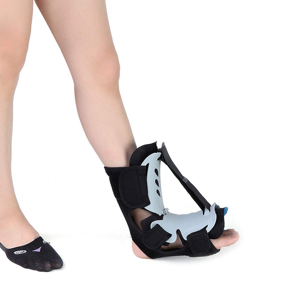 HUANGJUN Drop Orthosis Night Splint Adjustable Foot Drop Orthosis Ankle Postural Corrector Brace Correction for Plantar Fasciitis Relief Tendonitis