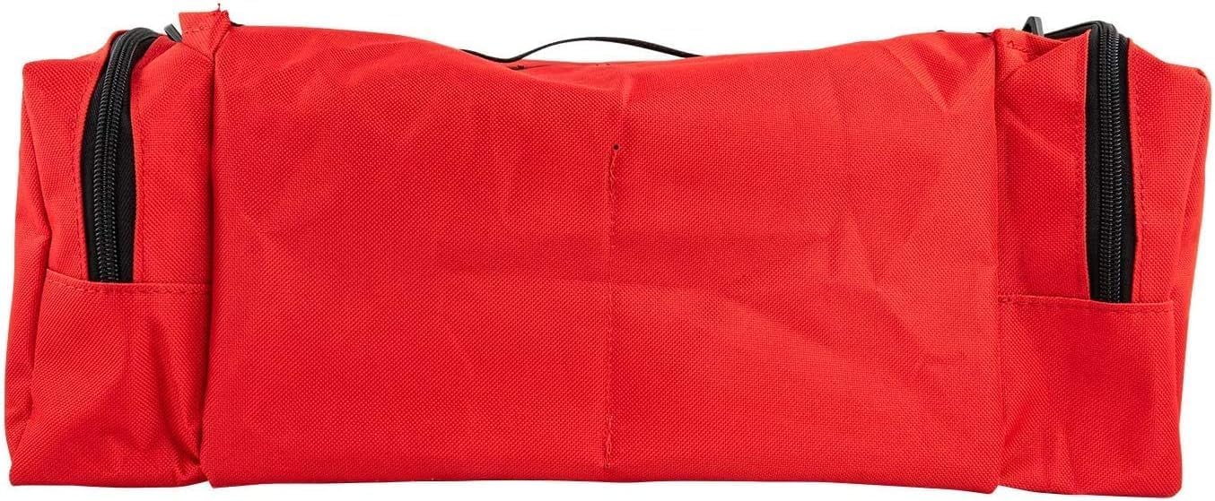 Line2design Emergency Fire First Responder Kit - Fully Stocked EMS Supplies First Aid Rescue Trauma Tactical Bag - EMS EMT Paramedic Complete Lifeguard Medical Supplies for Natural Disasters - Red