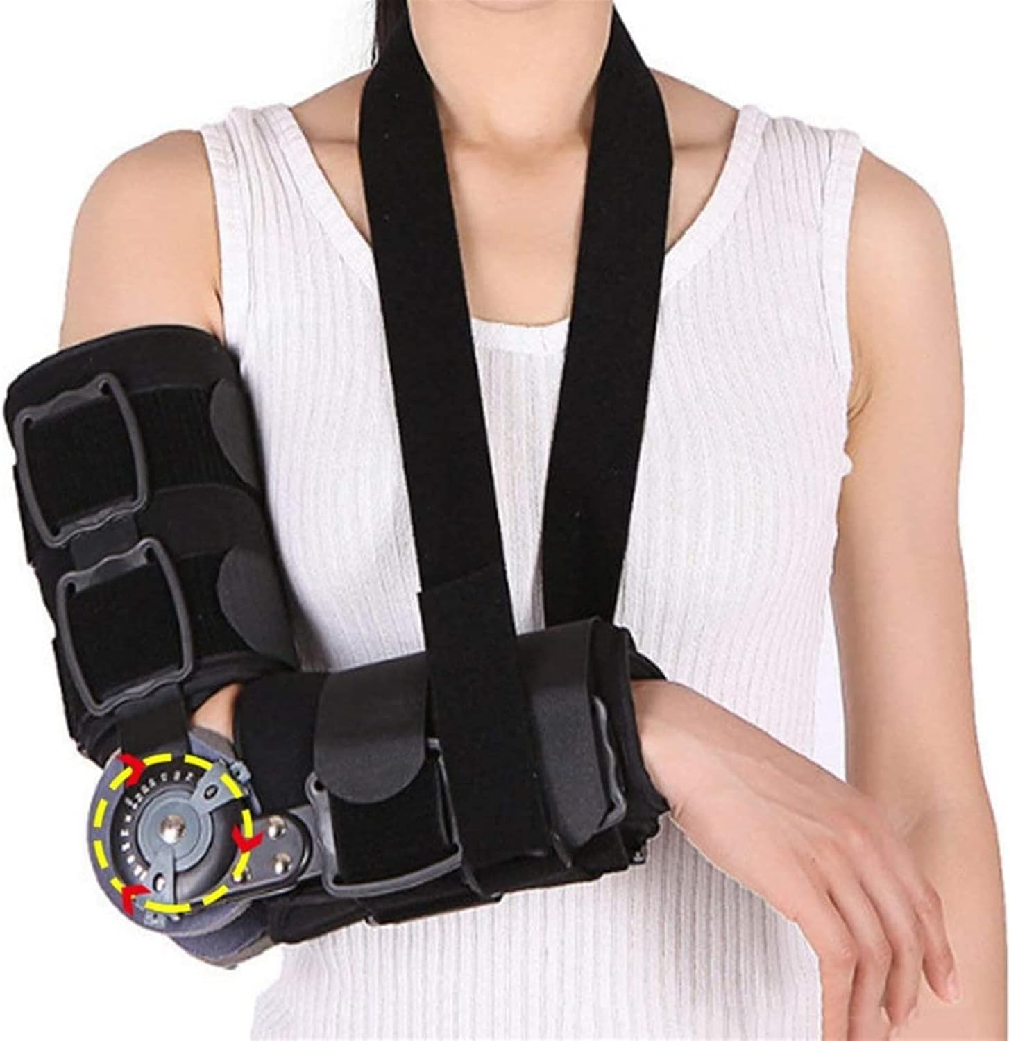 Hinged Elbow Brace Elbow Immobilizer For Injuries Sprained Elbows Tendonitis Arthritis And Other Sports Injuries