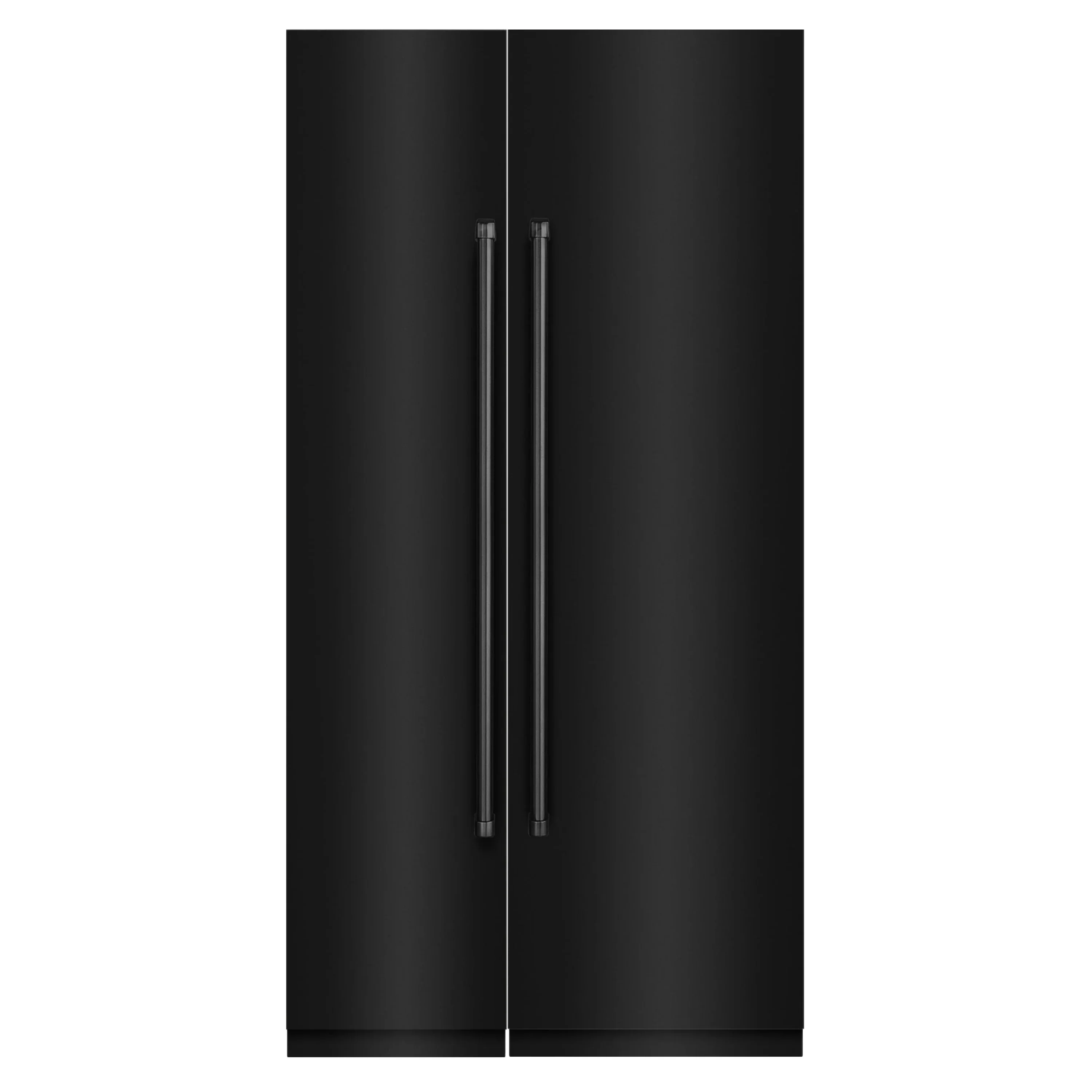 ZLINE 42-Inch Column 12.5 Cu. Ft. Refrigerator and 8.6 Cu. Ft. Freezer in Black Stainless Steel