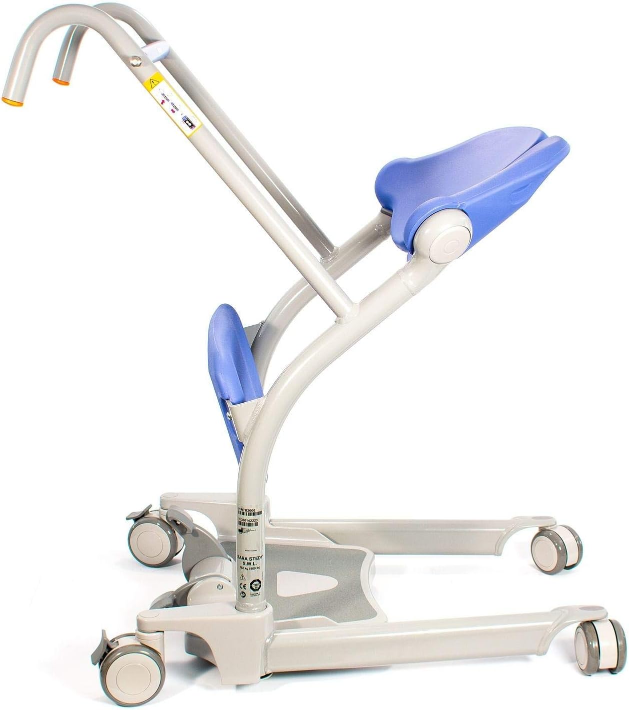 Arjohuntleigh Compact Sara Stedy Sit to Stand Manual Patient Lift Aid | Fully Assembled Elderly Assistance Products | Holds up to 400 Pounds | Intended for Users 4'6