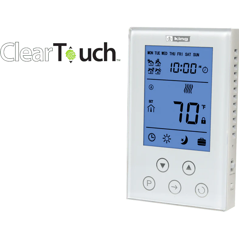 King Electric ClearTouch Electronic 120-240V Programmable Thermostat