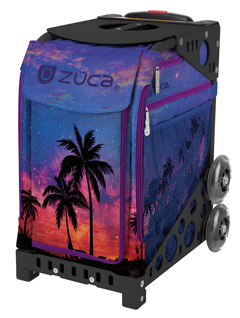 Zuca Island Life Sport Insert Bag & Frame (Black) w/ Plain Wheels