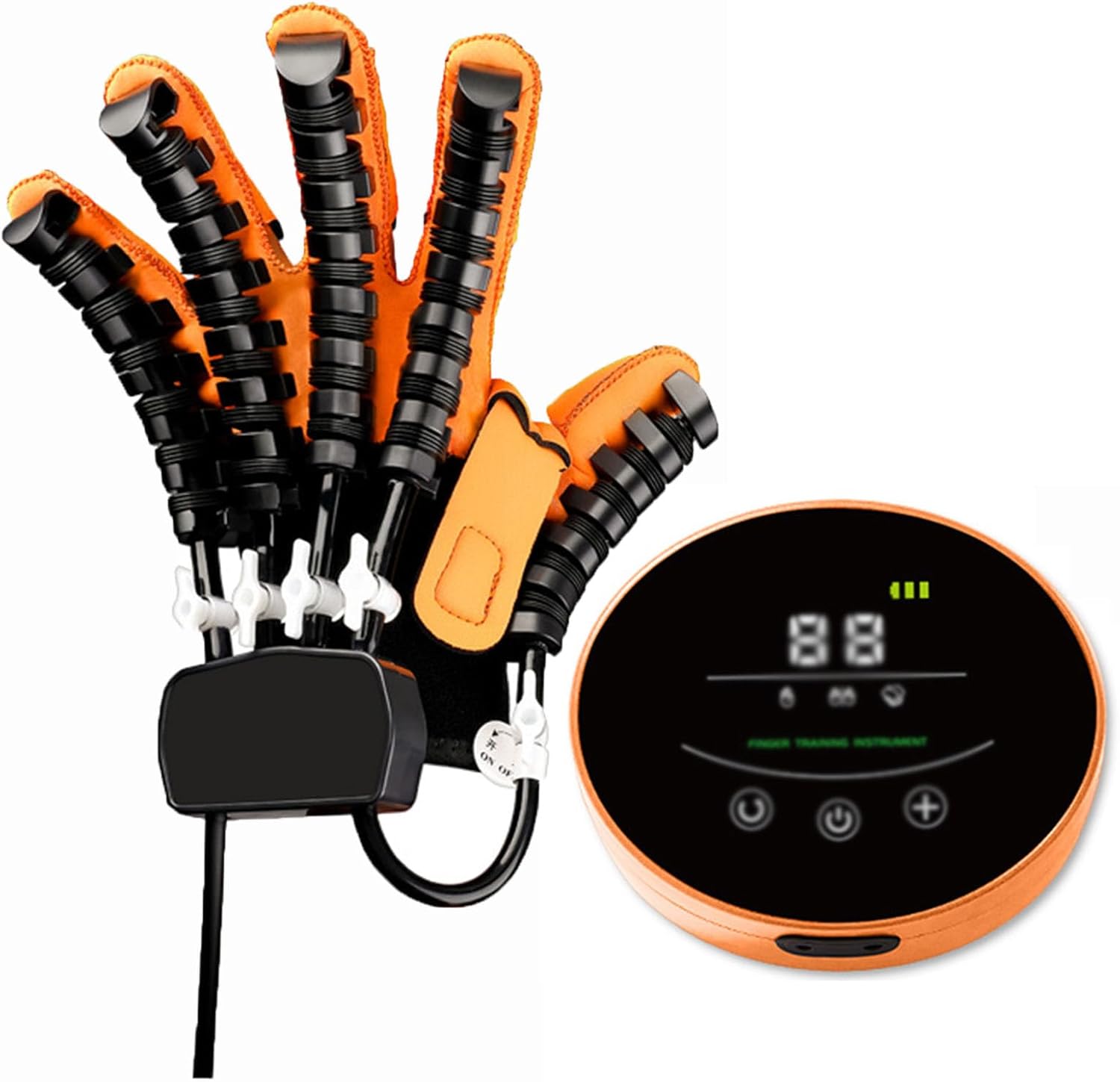 Finger Training Stroke Hand Splint Finger Orthosis,Rehabilitation Robot Gloves, Help Patient with Hand Dysfunction, can go Out and Start Training at Any time