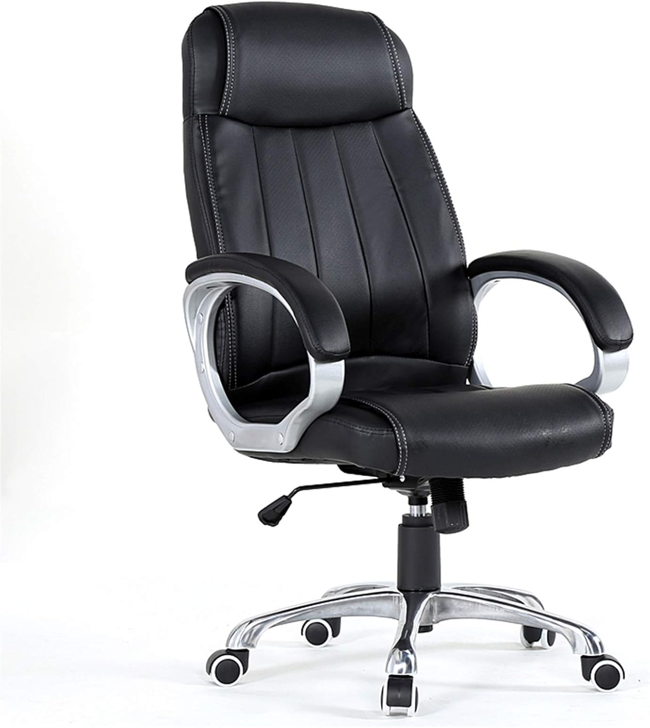Office Chair Computer Gaming Chairs High Back Adjustable Ergonomic Desk Chair Executive Pu Leather Swivel Task Chair with Armrests Lumbar Support