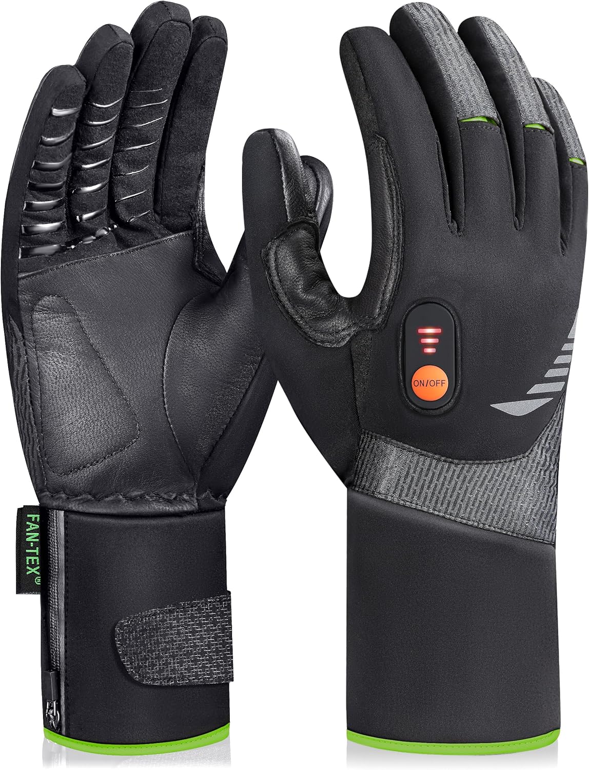 Heated Gloves for Men Women, Rechargeable Waterproof Heated Work Gloves with Arthritis Raynaud's Relief for Ski Golf Hiking Driving