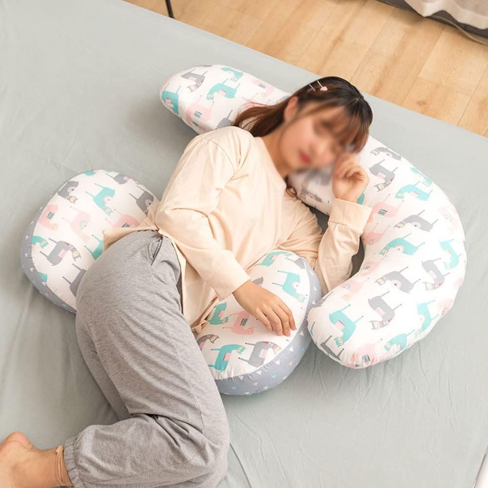 Pregnancy Pillows for Sleep, Maternity Pillow for Pregnant Women with Detachable and Adjustable Pillow Cover - Support for Belly, Back, Hips, Legs (Color : C)