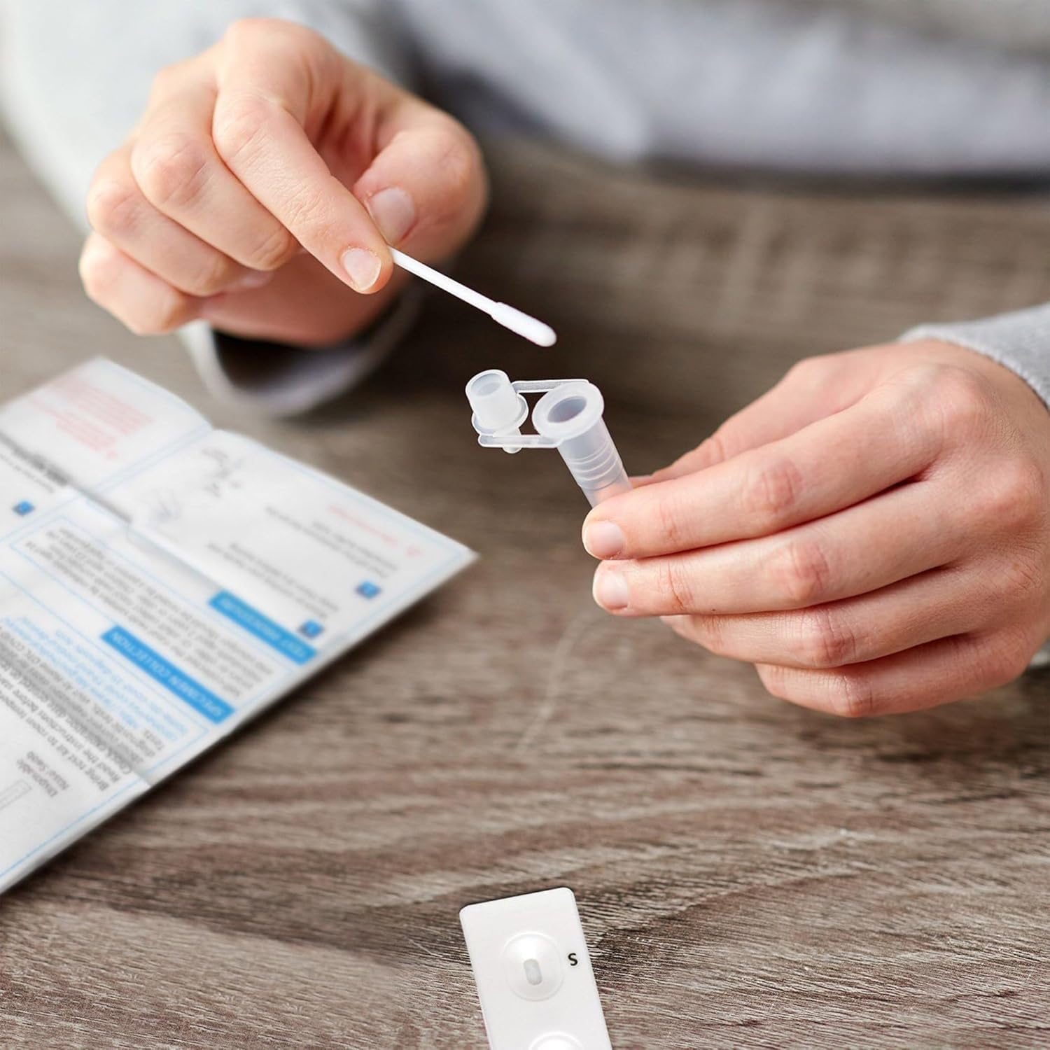 Advin Covid 19 at Home Test Kit, Rapid Results Under 10 mins, Easy to Use (1 case- 144 Pack - 288 Tests)