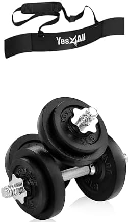 Yes4All Arm Blaster for Biceps & Triceps Dumbbells, 2-Layers Neck Cushion Bicep Curl Support Isolator for Body Building, Strength Training, and Muscle Gain