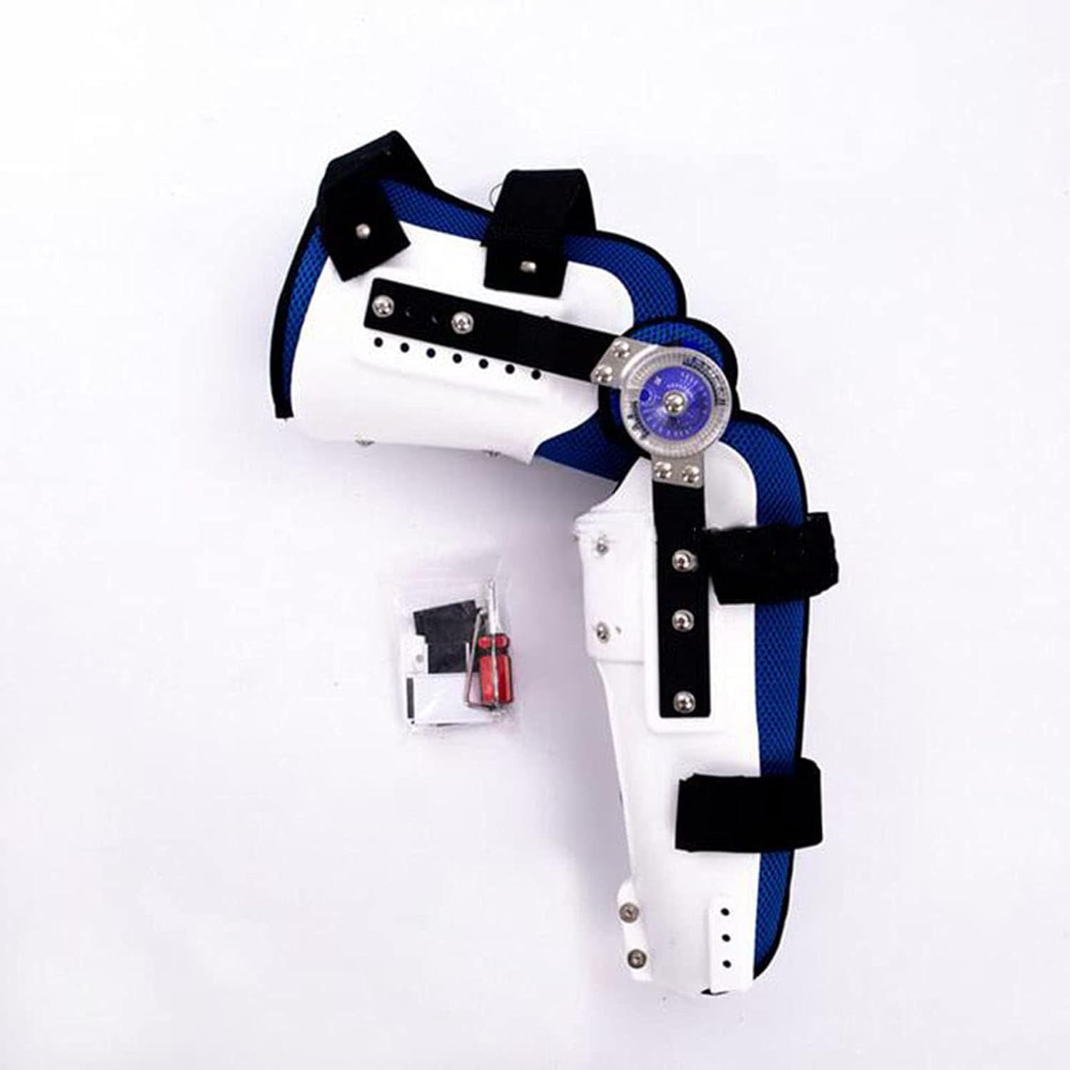 Hinged Knee Foot Support Brace, Post Op Knee Support Orthosis Immobilizer Protector, Full Leg Stabilizer Knee Orthosis Splint, for Knee Injury Recovery Postoperative