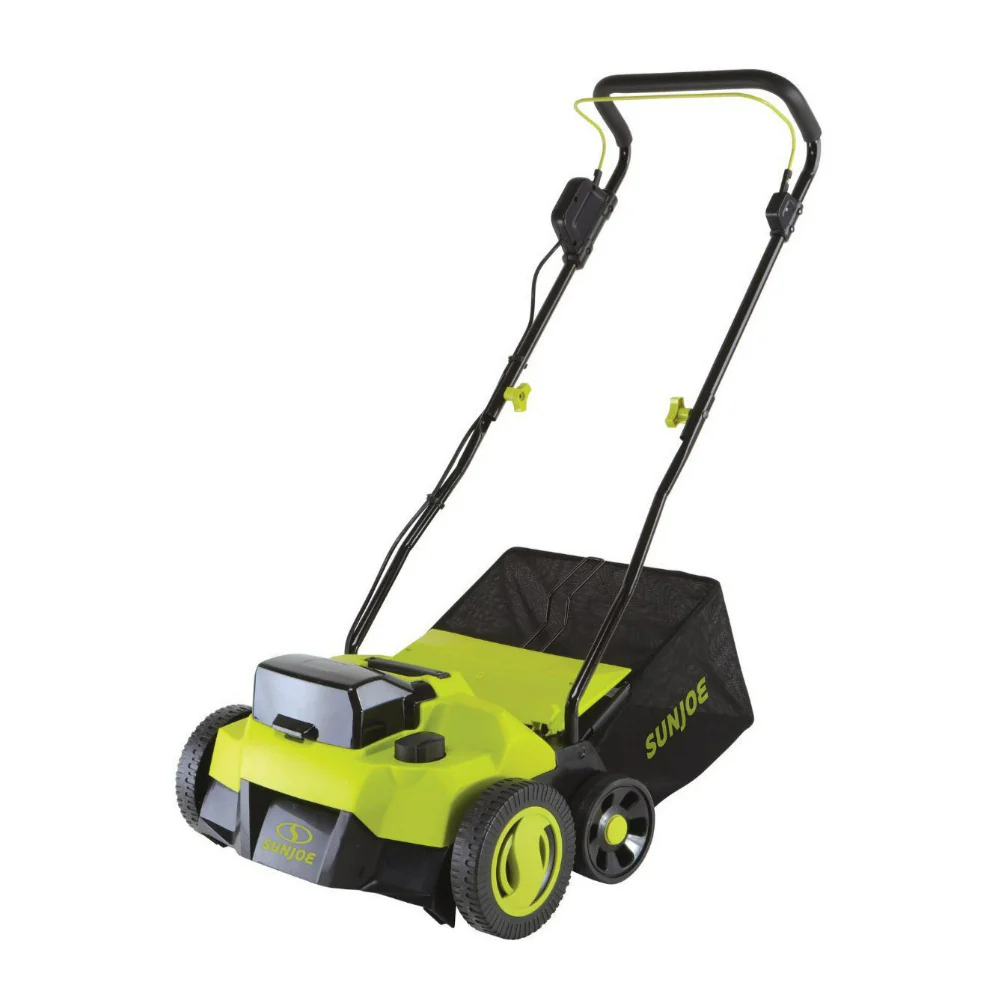 Sun Joe 24V X2 DTS15 15 Inch 48V IONMAX Cordless Scarifier and Dethatcher