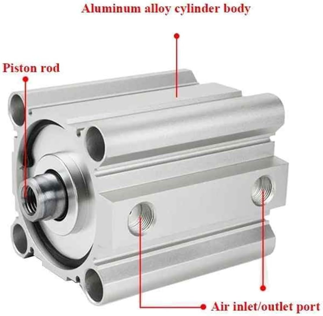 CQ2 Series CDQ2B100 CQ2B100 Double Acting Thin Compact Cylinder with Magnetic(Stroke 5mm,CDQ2B100)