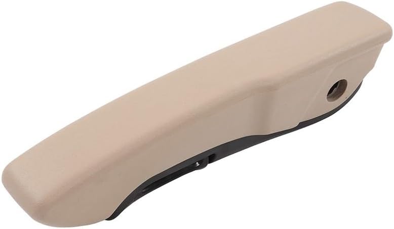 Adjustable Car Seat Armrests 0-120° Rotation Beige PU Foam with Metal Brackets for Car RV Boat Truck Left and Right Stepless Adjustment Shock Wear Resistant Comfortable Support with Installation Kit
