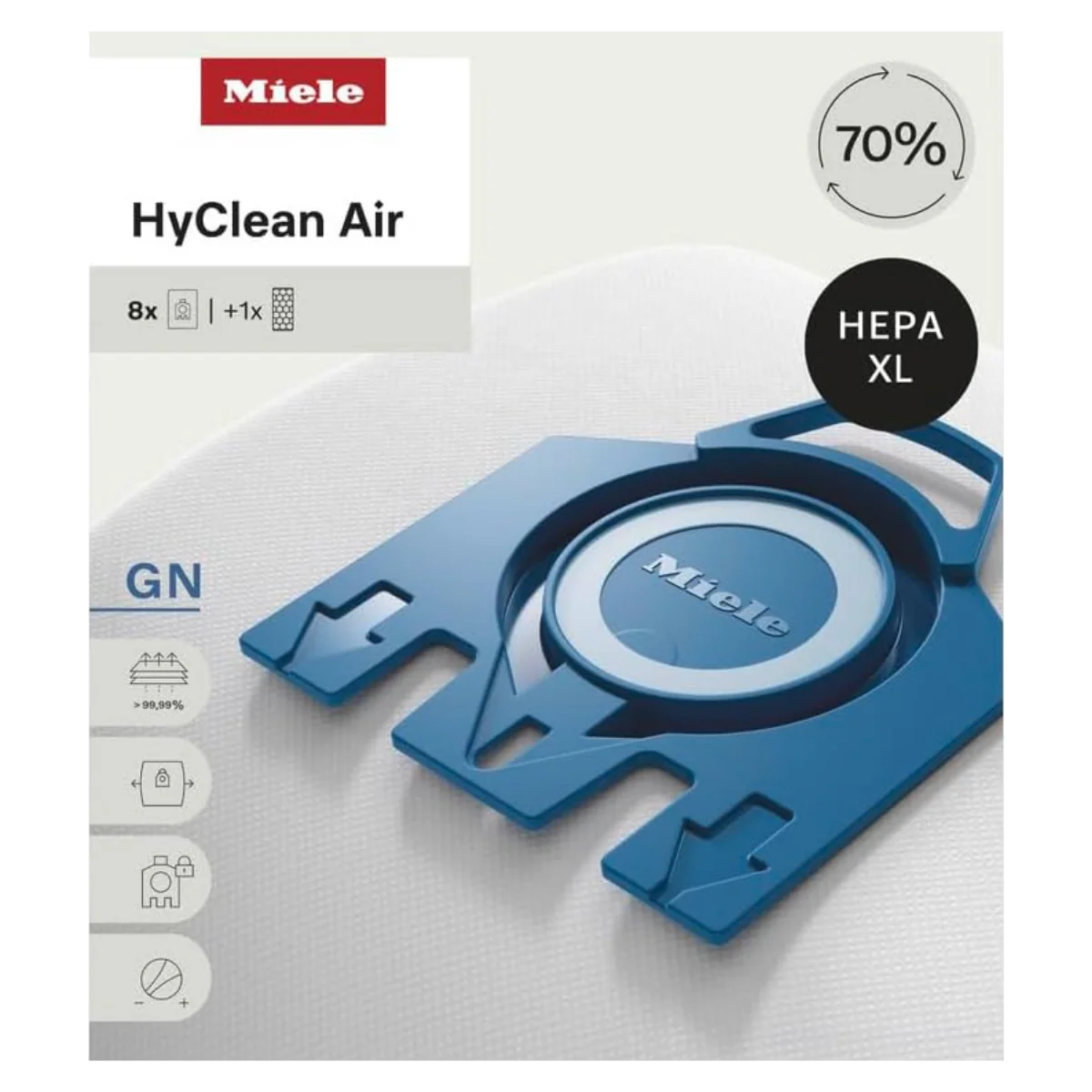 Miele AirClean 3D Allergy XL-Pack, GN FilterBags