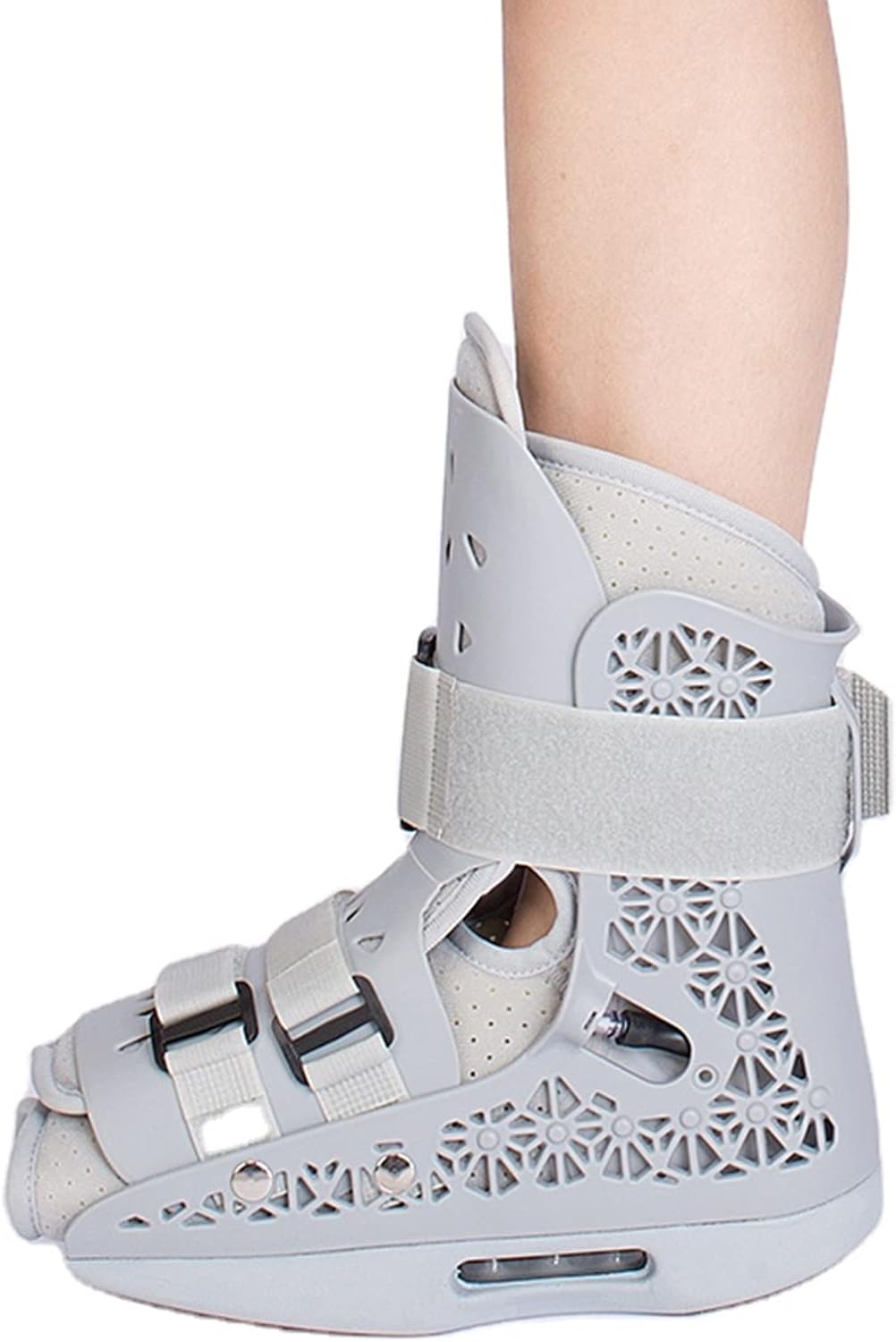 Inflatable Walking Boots, Walkers Achilles Tendon Boots Short Breathable Foot Ankle Orthotic Brace for Improved Walking Gait, Pain Relief and Stress Relief (L