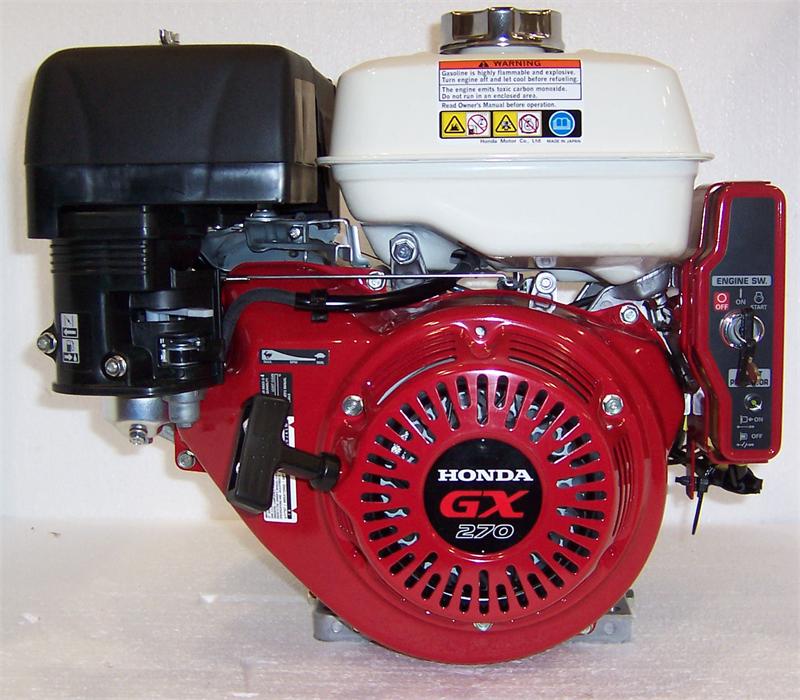 Honda Horizontal Engine 8.5 Net HP 270cc 12V ES 3 Amp 6:1 Gear Reduction 1
