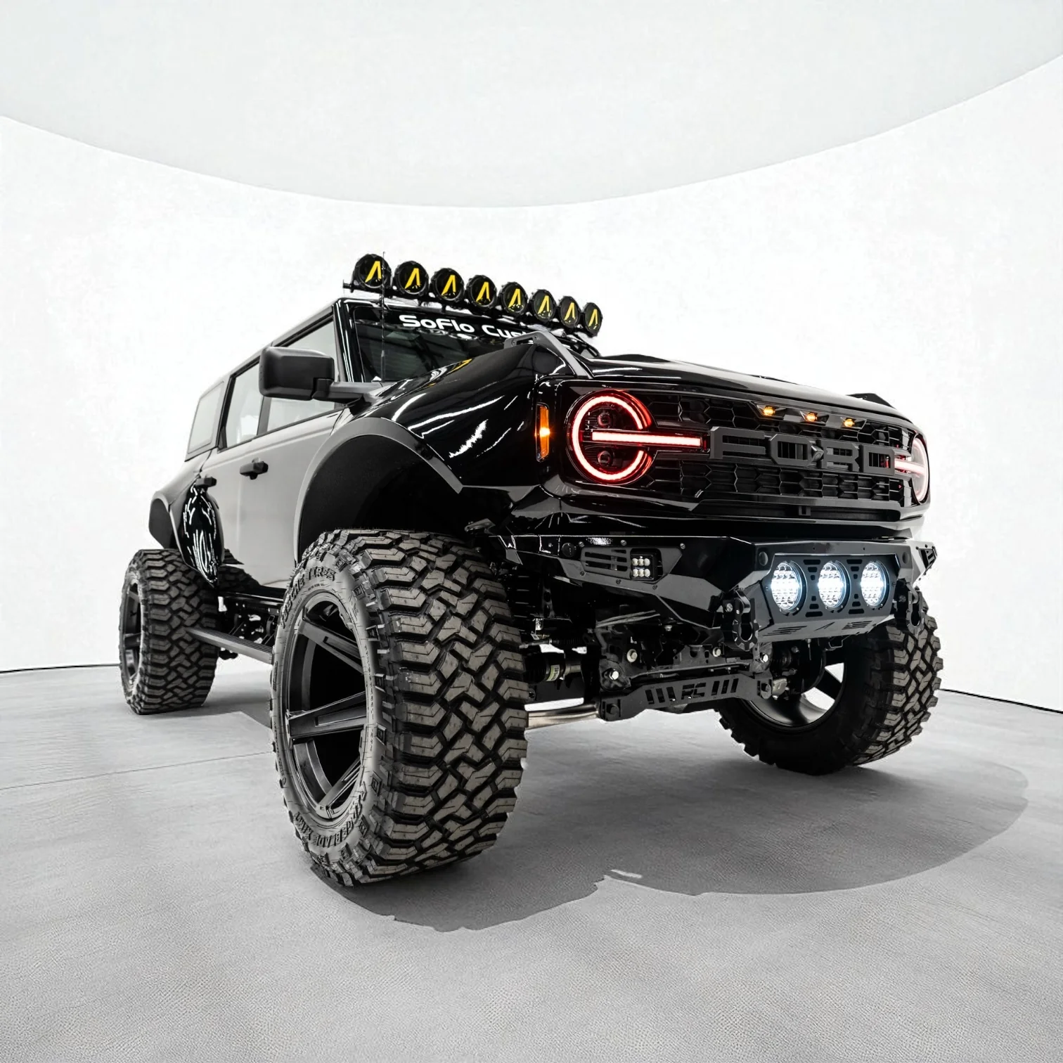 Ford Bronco Baja Front Bumper w/ Lights 2021-2026