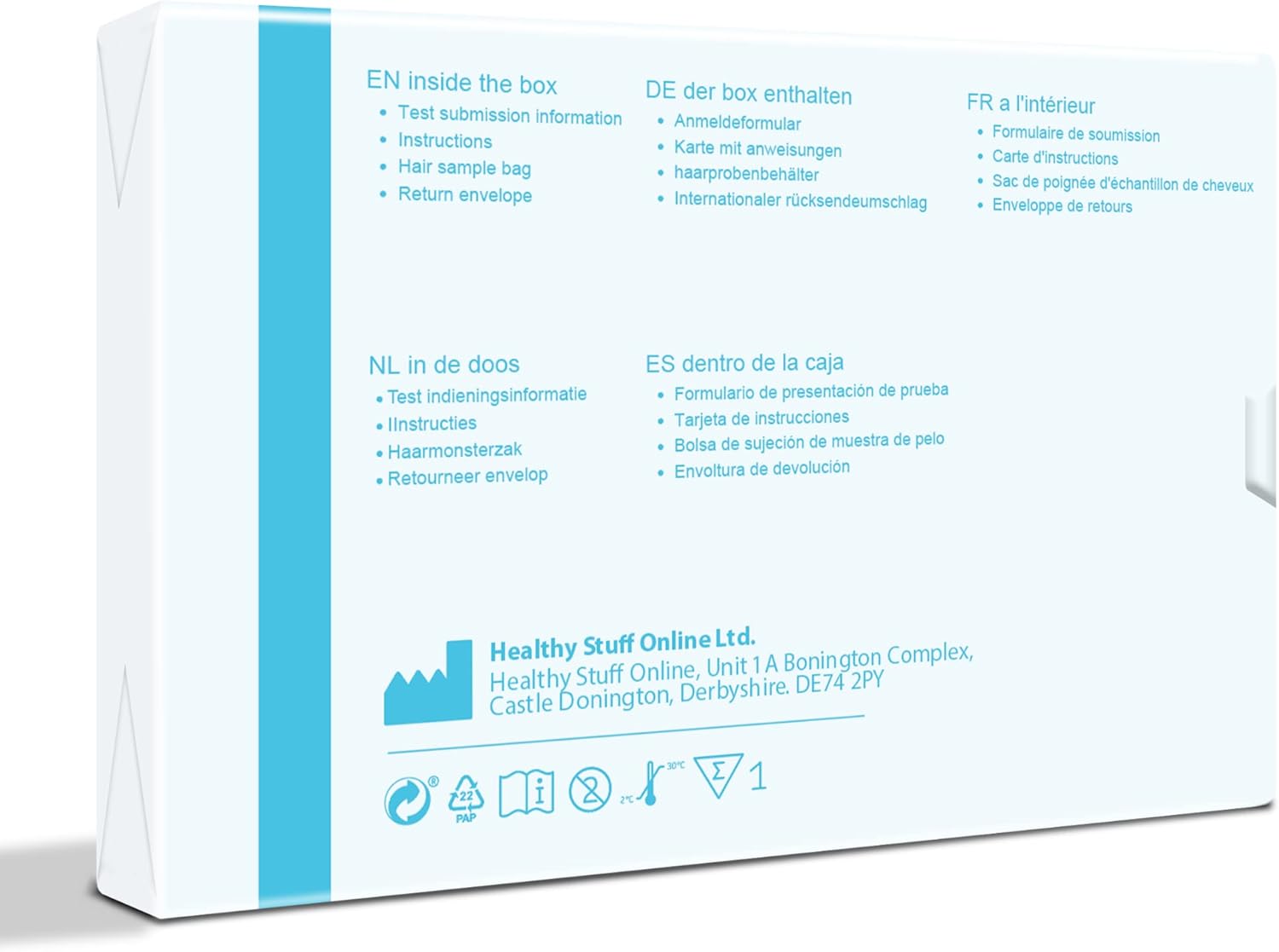 Food Intolerance Test kit, Dietary, Pollen and Gluten Intolerance from Healthy Stuff Online for Kids and Adults, Easy to Use Food Sensitivity Test kit (975 Items Tested, Couple Pack)