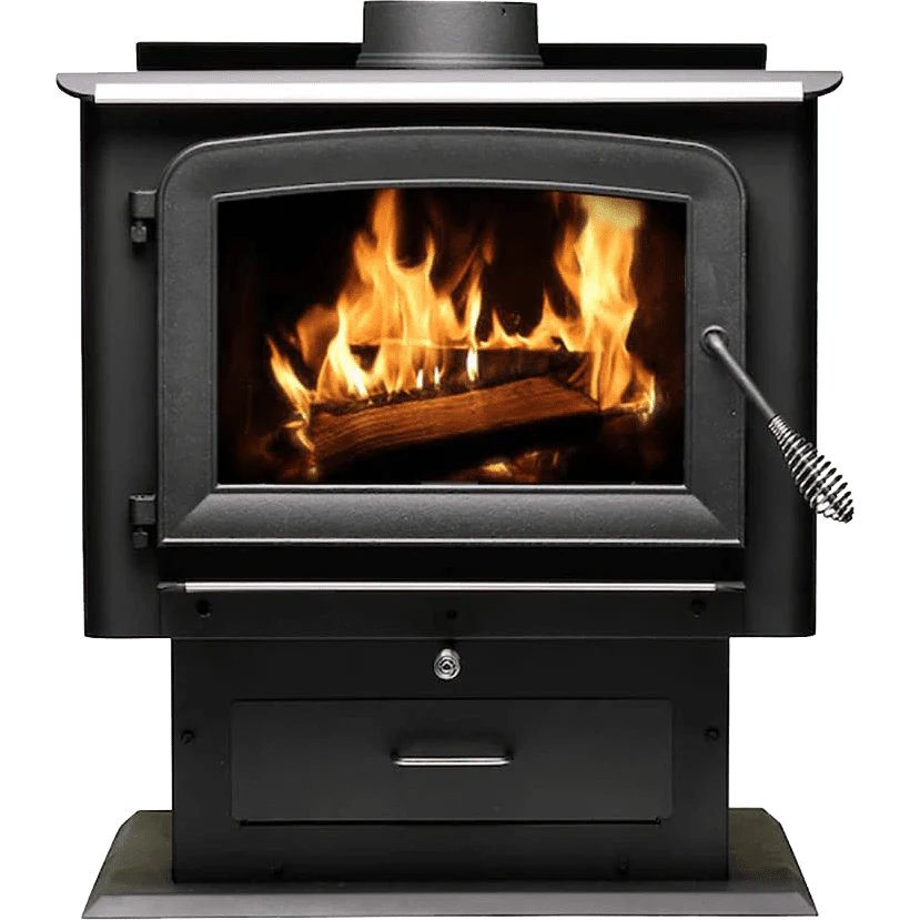 Ashley Hearth 2,500 Sq. Ft. Pedestal Wood Stove