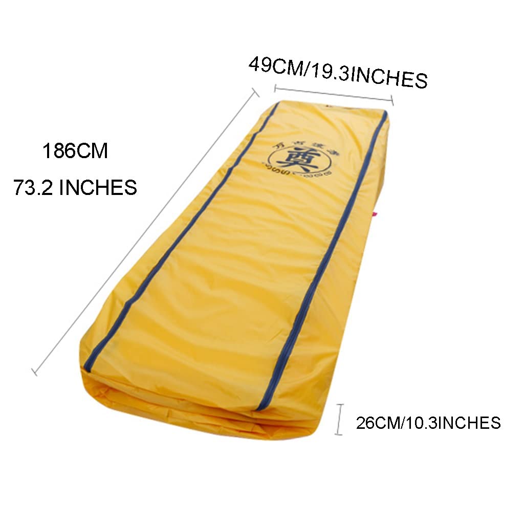 Yellow Body Bag with Chinese 