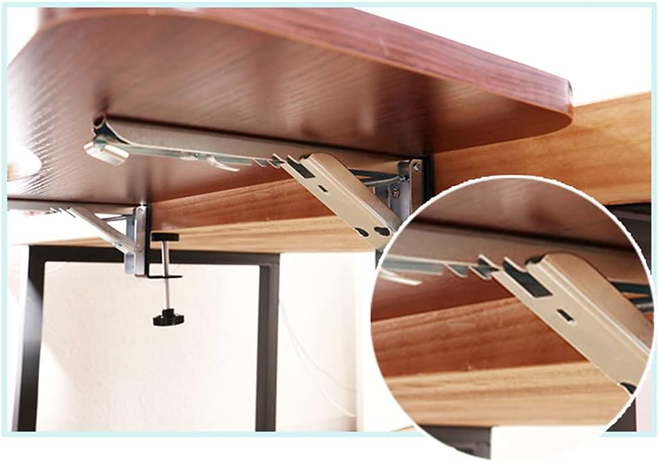 Ergonomic Foldable Keyboard Tray Clamp On Desk Extender Computer Table Mount Tilted Armrest Shelf Elbow Arm Support 70cmx24cm/27.5x9.4inch,