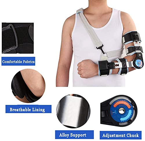 Hinged Elbow Brace Ulnar Nerve Brace Arm Immobilizer Elbow Prevention And Post Surgery Arm Immobilizer,Left