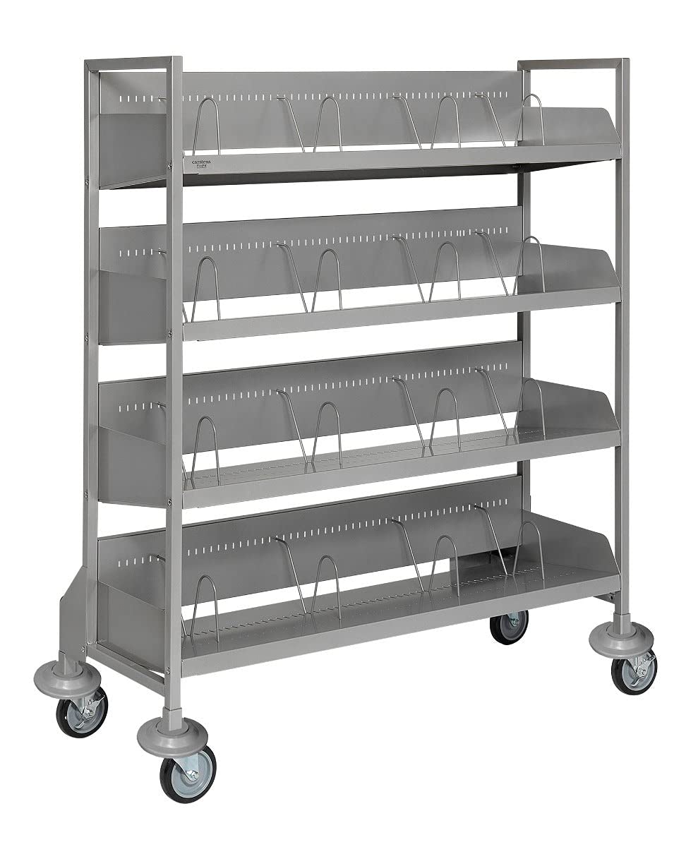 Flexfit® Open Chart Racks (4 Shelf Wide W/Bumpers)