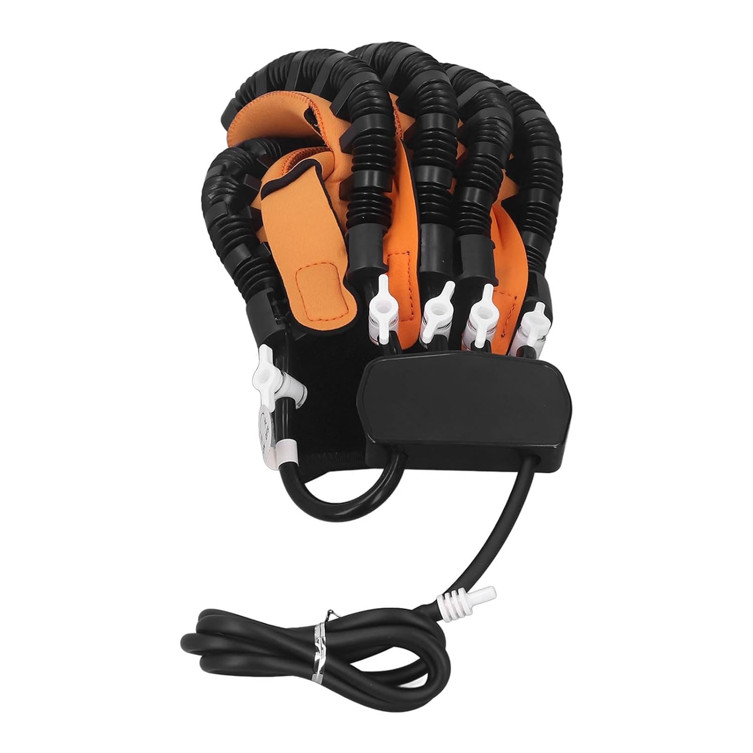 Finger Robot Gloves Splint, Finger Hand Rehabilitation Robot Smart 3 Pump Power Promote Recovery Stiffness Relief for Hemiplegia (Right Hand XL)