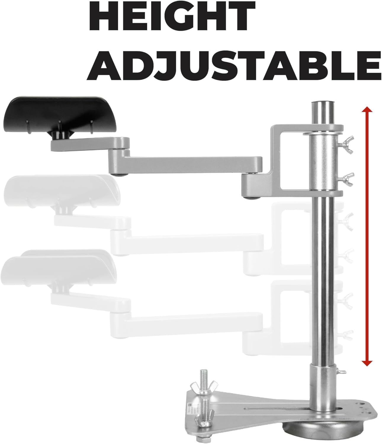 Strong Hand Tools Fully Articulated Arm Rest, Fully Adjustable, Welding/Fabrication, ARA18, Strong Hand Tools