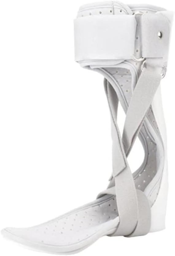 Ankle Foot Orthosis Support AFO Leaf Spring Splint, Padded Drop Foot Brace & Ankle Foot Support for Foot Drop, Stroke, Achilles Tendon Injury,Left,L (Right-M