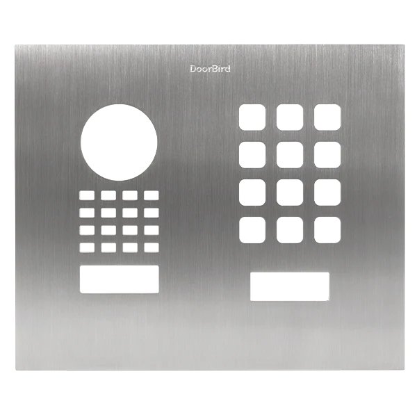 DoorBird Front Panel for D1101KH Modern Surface-/ Flush-Mount in Stainless Steel V4A