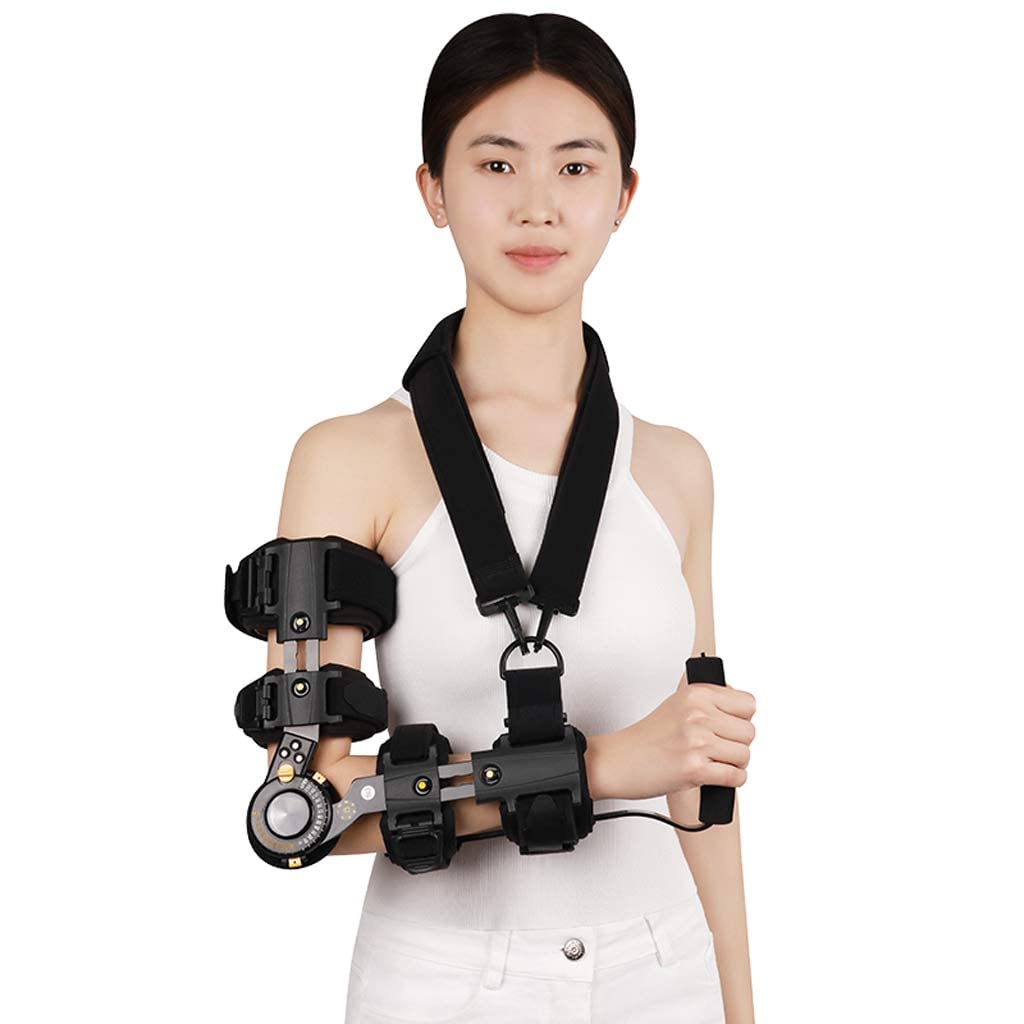 ZAJ Adjustable Elbow Joint Fixation Support Brace ， Arm Fracture Anti Arm Dislocation Post-Operative Rehabilitation Brace Sling