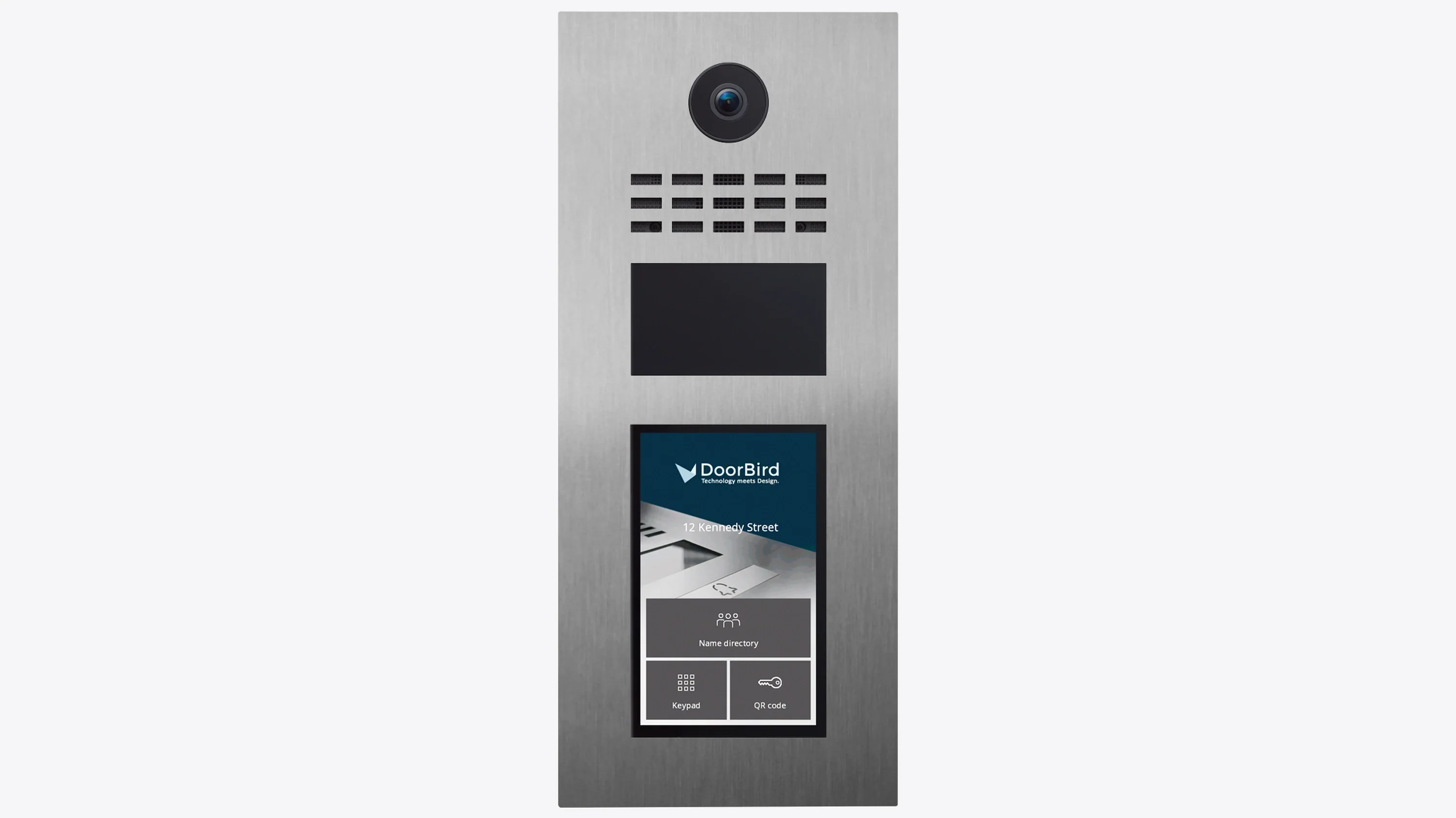 DoorBird D31TDV IP Video Intercom for Multi-Tenant Residences in Stainless Steel V2A (4251489600045)