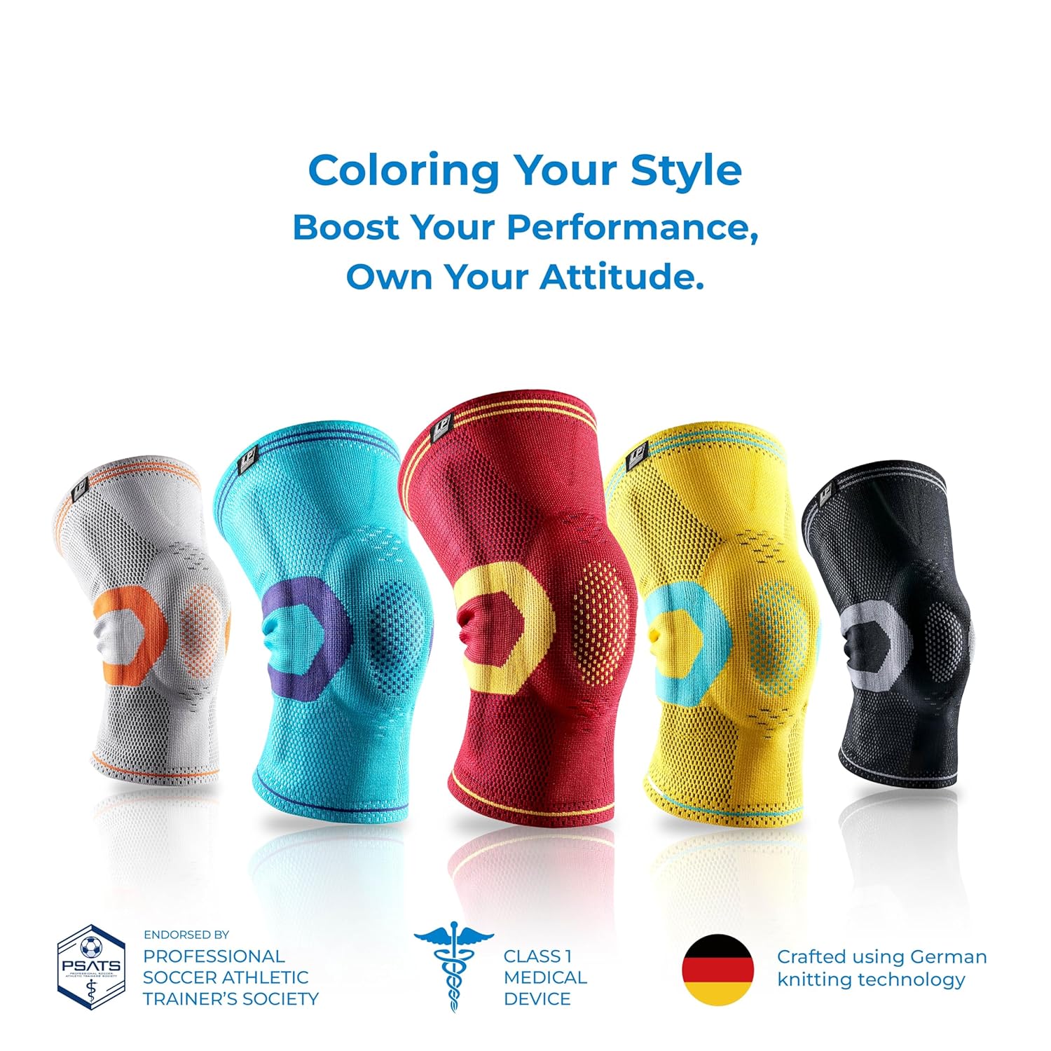 LP 170XT Compression Knee Sleeve with Silicone Pad & Bilateral Stays – Breathable Knee Support for Enhanced Sports Performance in Running, Basketball, Soccer, Tennis, Gym Workouts, Hiking – Optimal Joint Stability for Active Athletes (Black, Small,1p