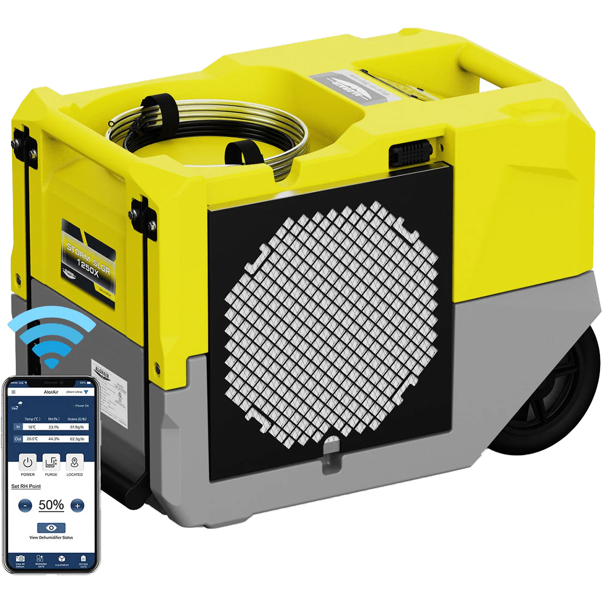 AlorAir Storm LGR 1250X Smart Wi-Fi Commercial Dehumidifier