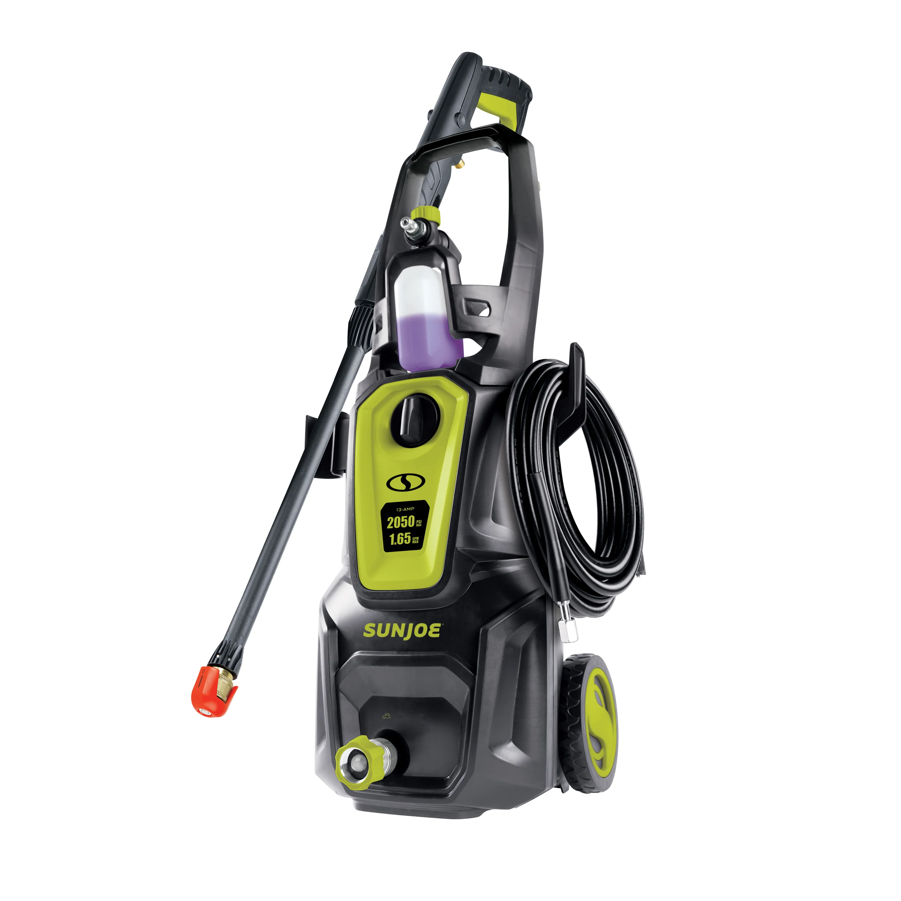 Sun Joe SPX2680-MAX Electric Pressure Washer W/ Foam Cannon + Extension Wand | 13-Amp