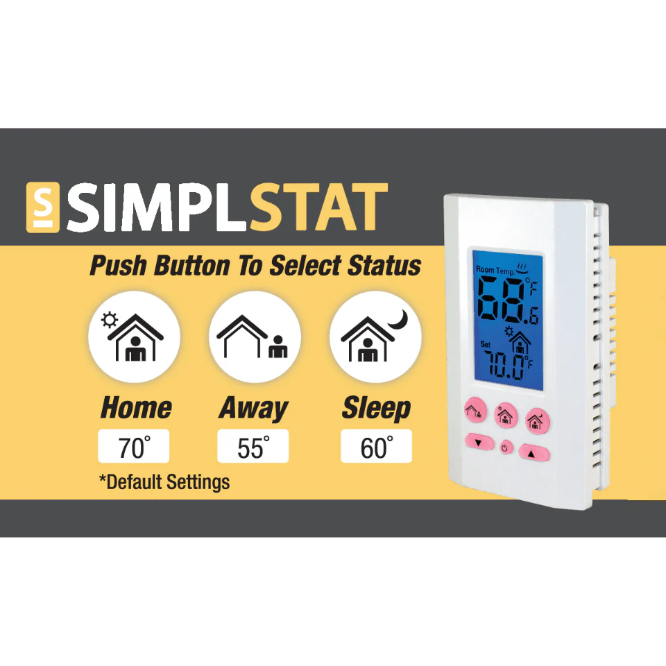King Electric SimpleStat K702E-2 Electronic Thermostat