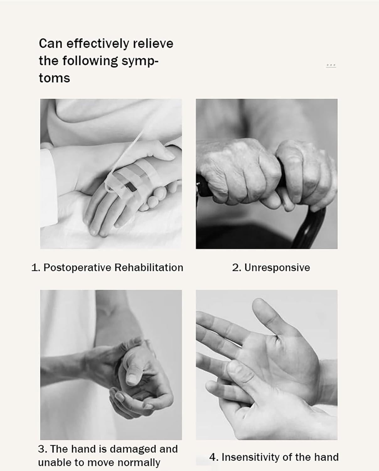 Upgrade Strengthen Rehabilitation Robot Gloves Stroke Hemiplegia Hand Splint Finger Orthosis Finger Rehabilitation Stroke Hand Training(Size:L Code,Color:Right Hand)