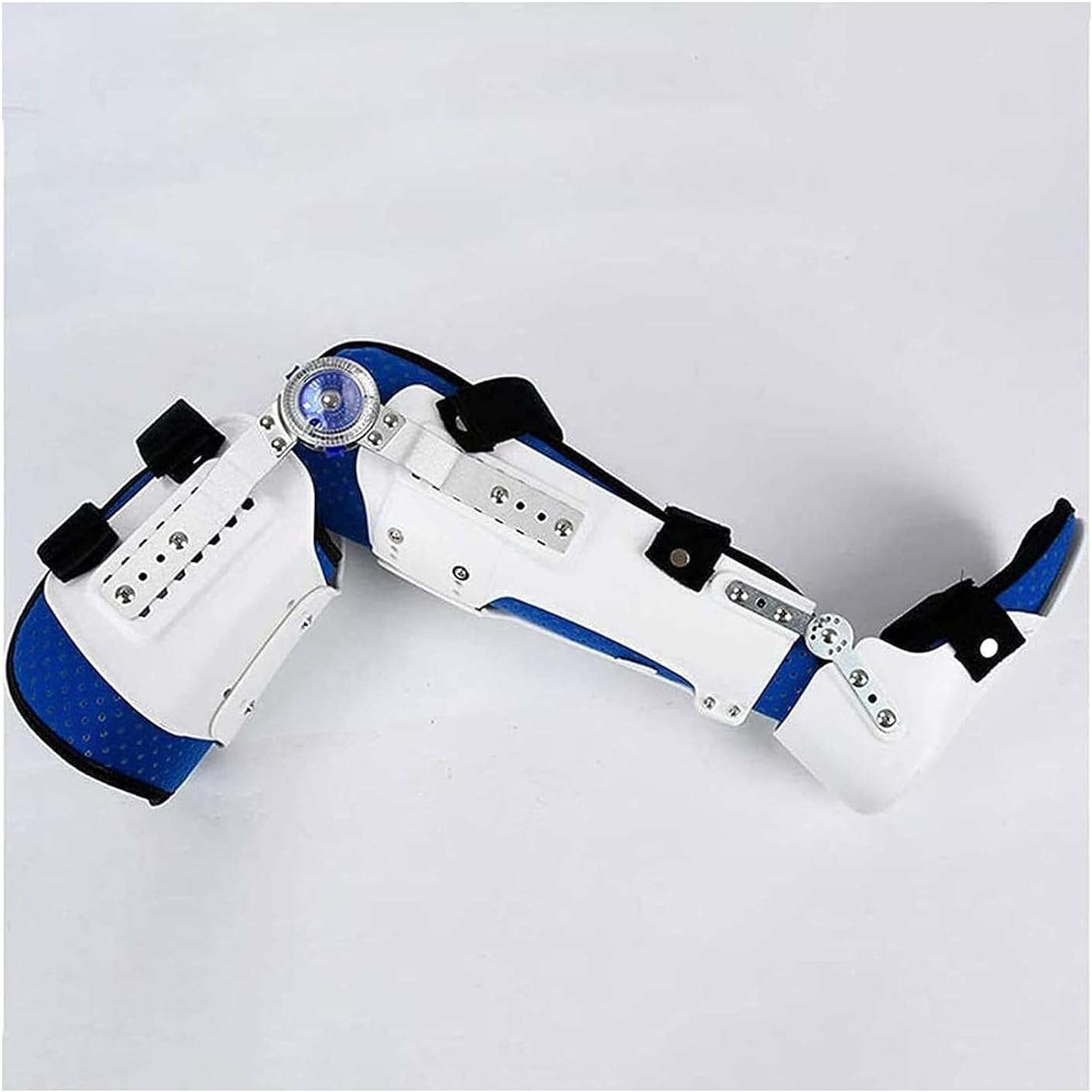 Adjustable Hip Joint Fixation Bracket, Reusable Thigh Knee Ankle Foot Supports Brace Leg Orthosis Splint Portable Abduction Hinge Foot Orthotics Suitable for Stable Fractures(Right)