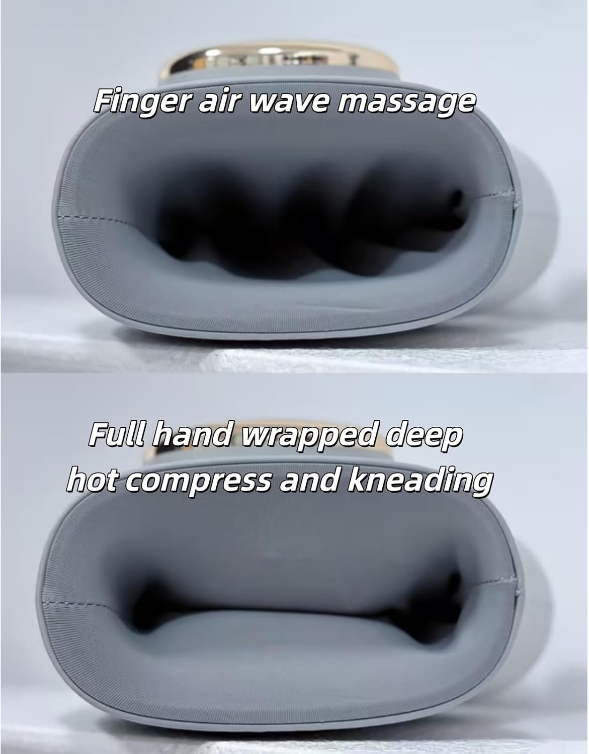 Hand Massager with Heat and Compression,Hand Massager Glove, Helps Soothe Hands Fatigue, Carpal Tunnel and Arthritis Discomfort,3 Modes, 5 Gears, Scheduled Shutdown