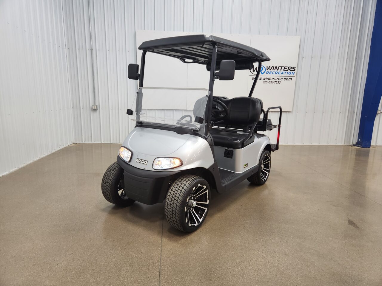 2021 E-Z-GO RXV Lithium Ion ECOXGEAR STREET READY Golf Cart, Silver
