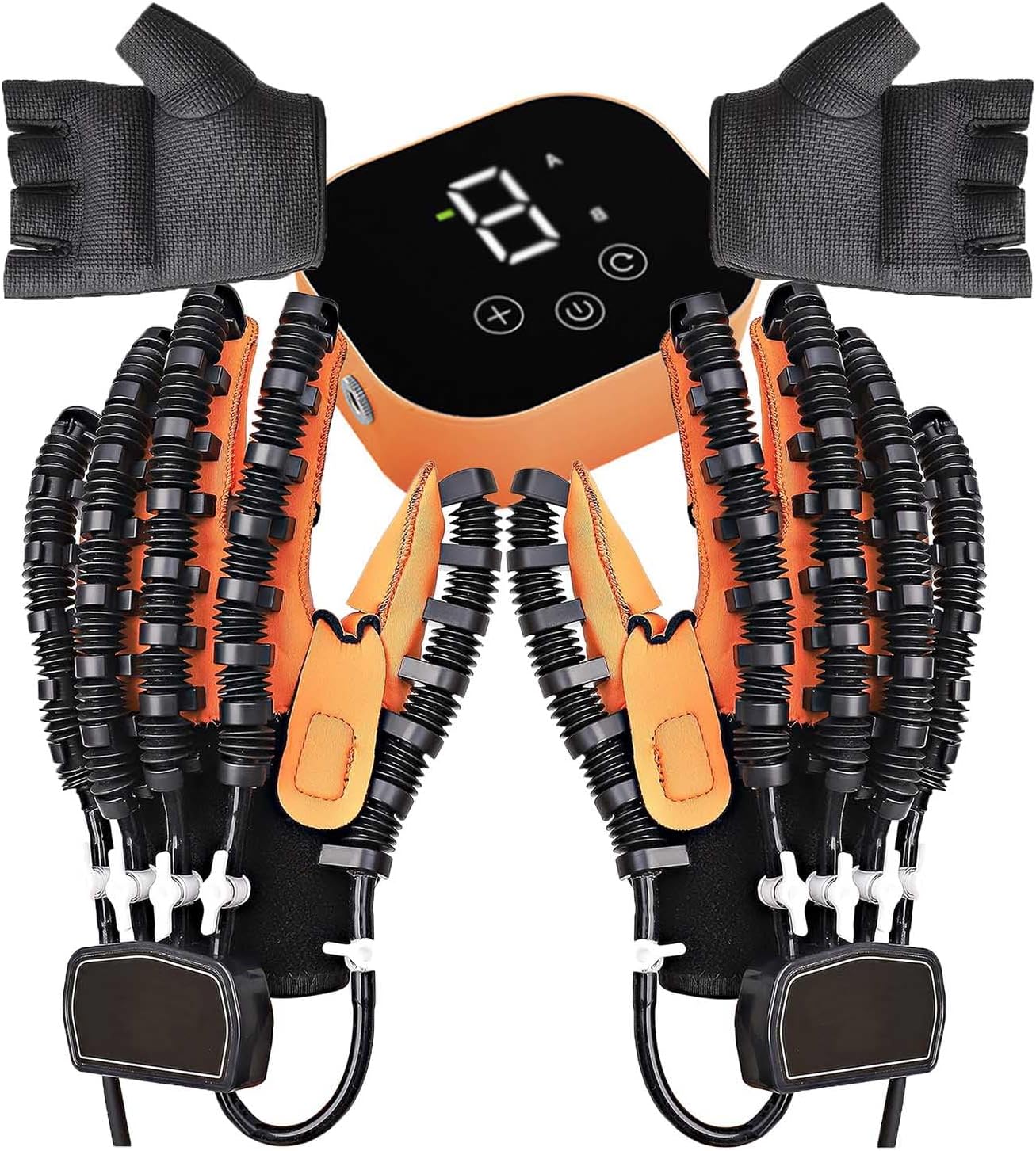 Rehabilitation Robotic Gloves for Arthritis, Stroke, and Hemiplegia, Adjustable Finger Orthosis Training Equipment, Relieve Cramps Training Equipment