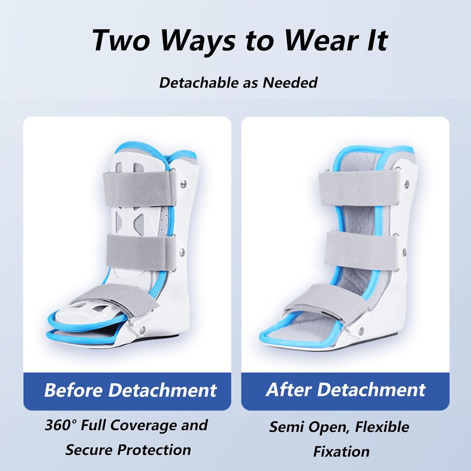 SFKLYU Kids AFO Drop Foot Brace, AFO Night Splint, Othopedic Drop Foot Support for Children Toddler Ankle Foot Orthosis,1 Pair